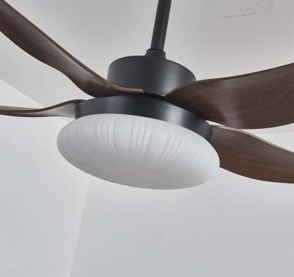 Zerith Ventilateur de Plafond Moderne en Bois avec Lumière - Neutralighting