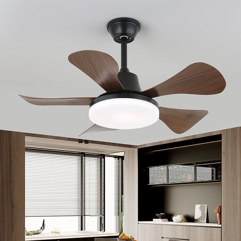 Ventilateur de Plafond Aurefan en Bois avec Lumière - Neutralighting