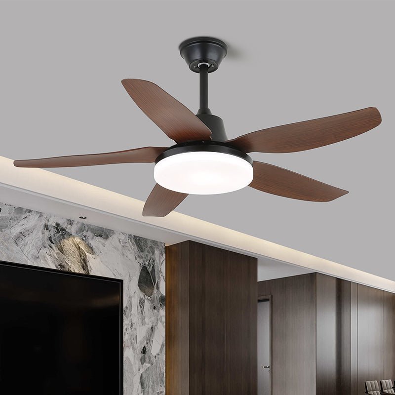 Ventilateur de Plafond Aurefan en Bois avec Lumière - Neutralighting