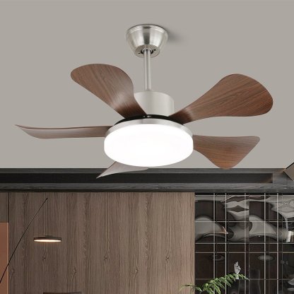 Ventilateur de Plafond Aurefan en Bois avec Lumière - Neutralighting