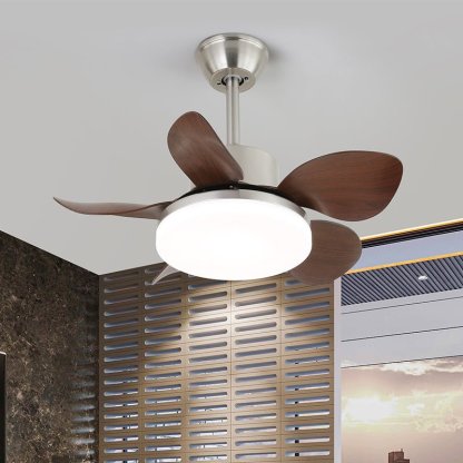 Ventilateur de Plafond Aurefan en Bois avec Lumière - Neutralighting