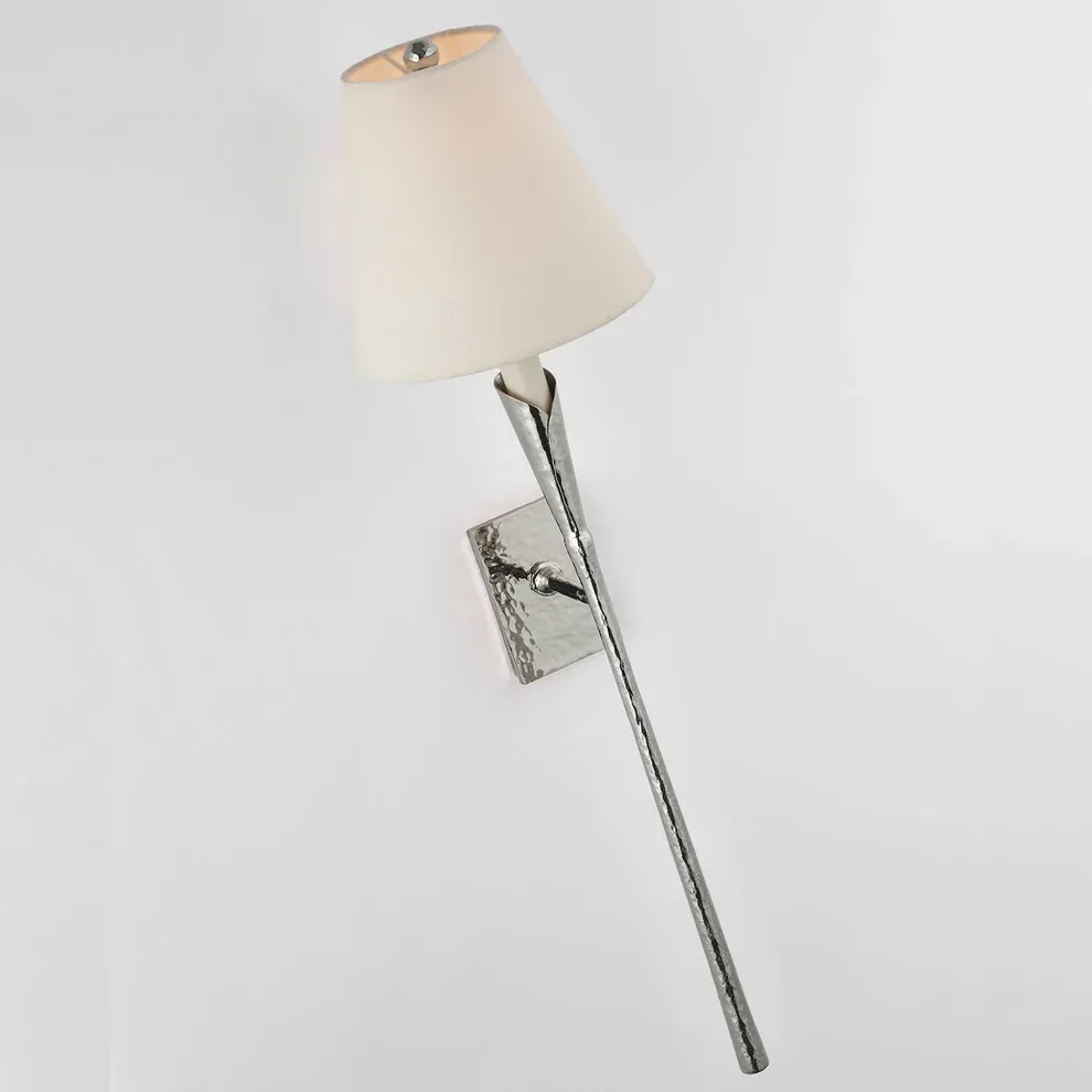 Alessio Vintage Antique Metal Fabric Wall Light Shades Kitchen Bedroom Living Room