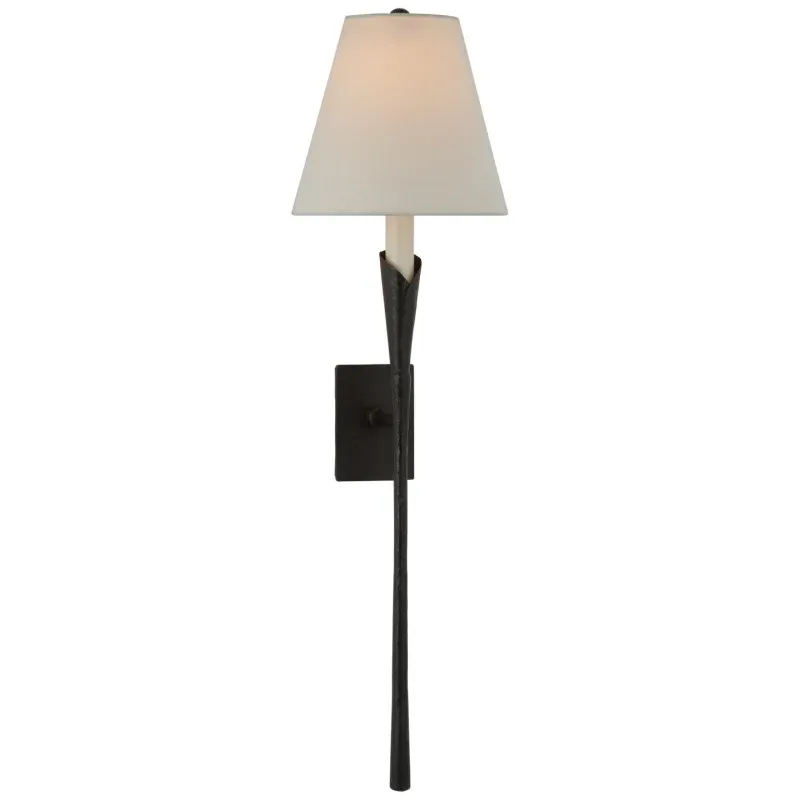 Alessio Vintage Antique Metal Fabric Wall Light Shades Kitchen Bedroom Living Room