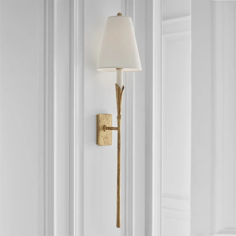Alessio Vintage Antique Metal Fabric Wall Light Shades Kitchen Bedroom Living Room