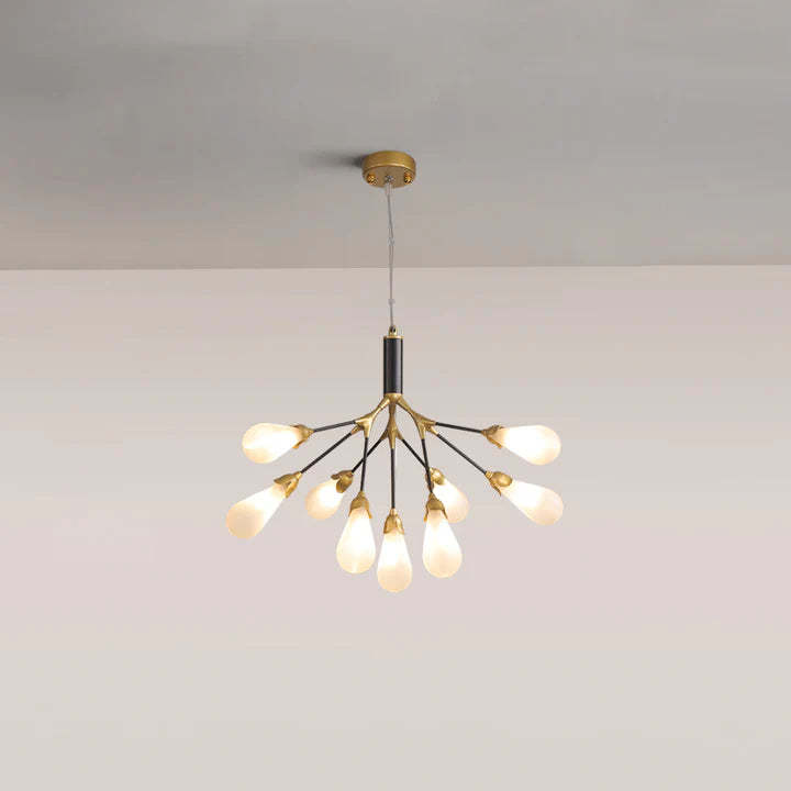 Muse Modern Sputnik Brass Chandelier