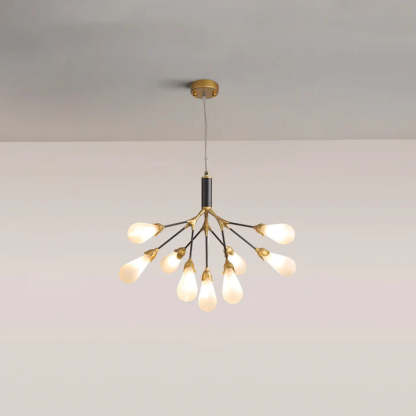Muse Modern Sputnik Brass Chandelier