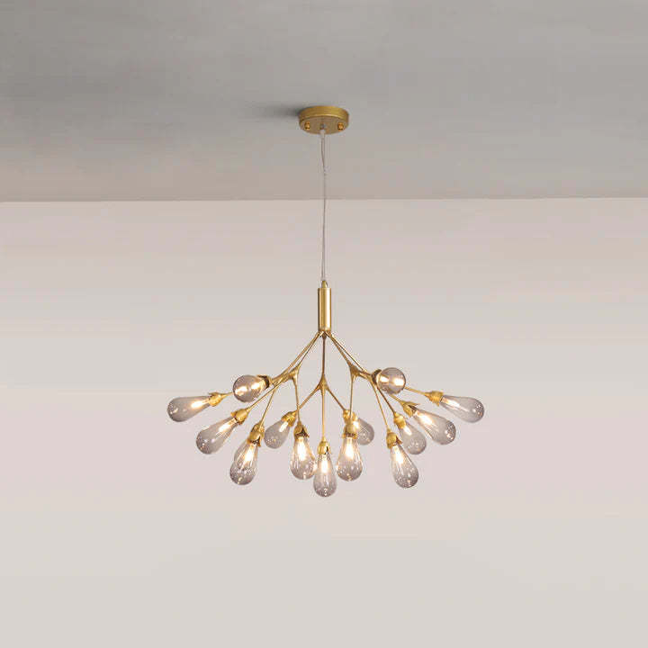 Muse Modern Sputnik Brass Chandelier