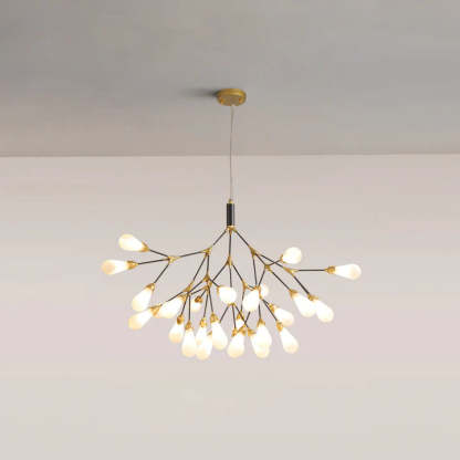 Muse Modern Sputnik Brass Chandelier