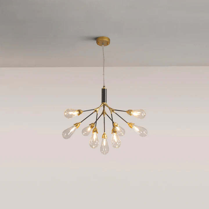 Muse Modern Sputnik Brass Chandelier