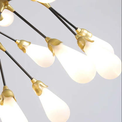 Muse Modern Sputnik Brass Chandelier