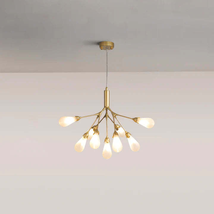 Muse Modern Sputnik Brass Chandelier