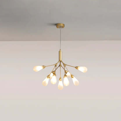 Muse Modern Sputnik Brass Chandelier