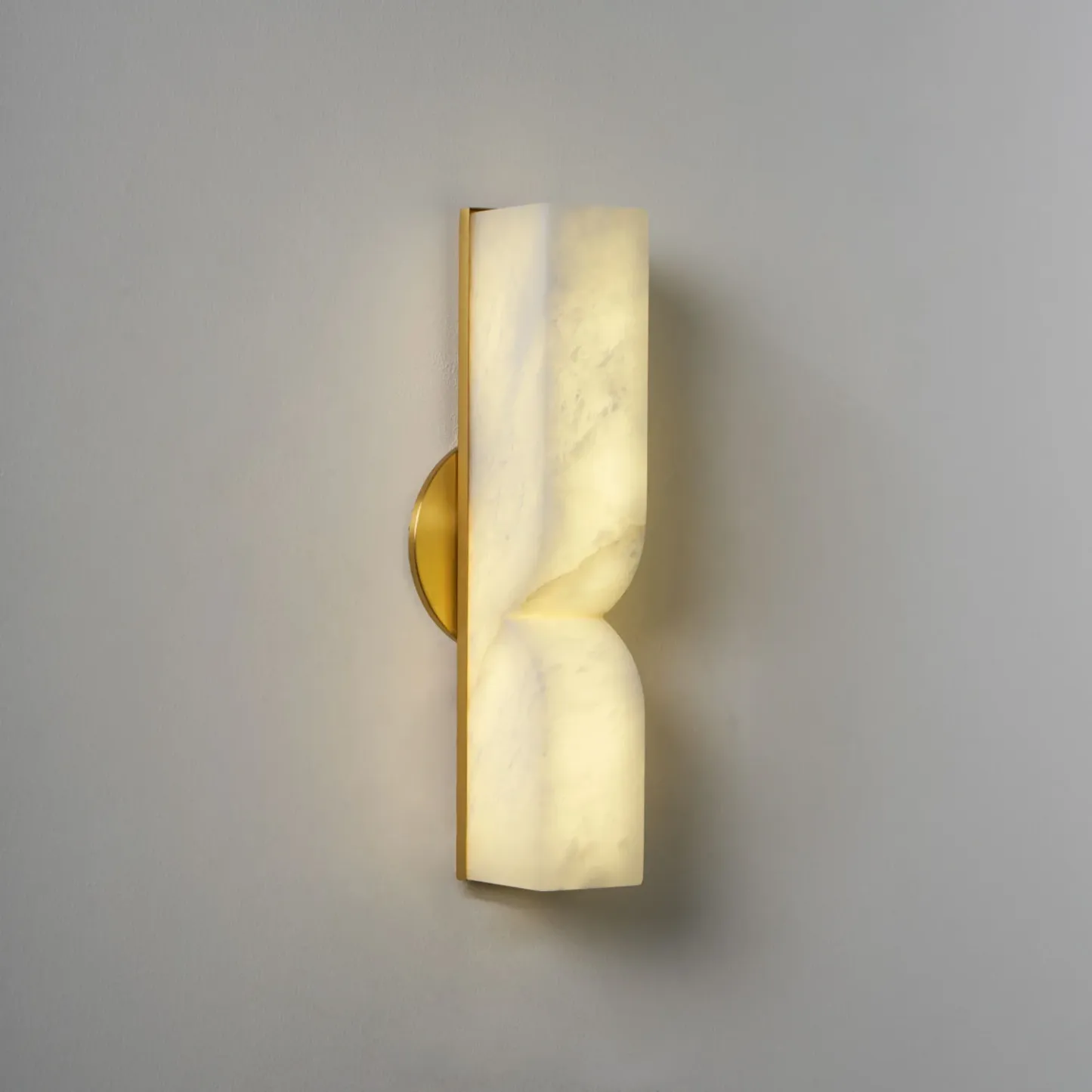 Jade Albâtre Rectangulaire Moderne Applique Murale Abat-jour Couloir Chambre