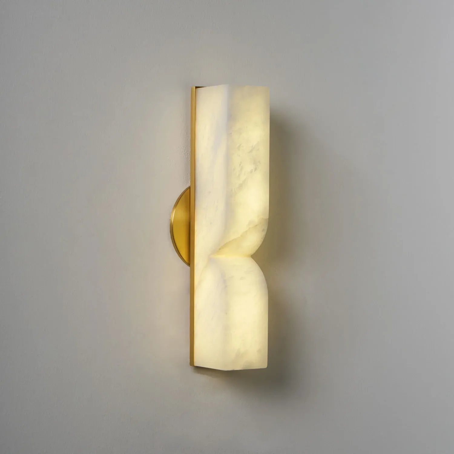 Jade Albâtre Rectangulaire Moderne Applique Murale Abat-jour Couloir Chambre