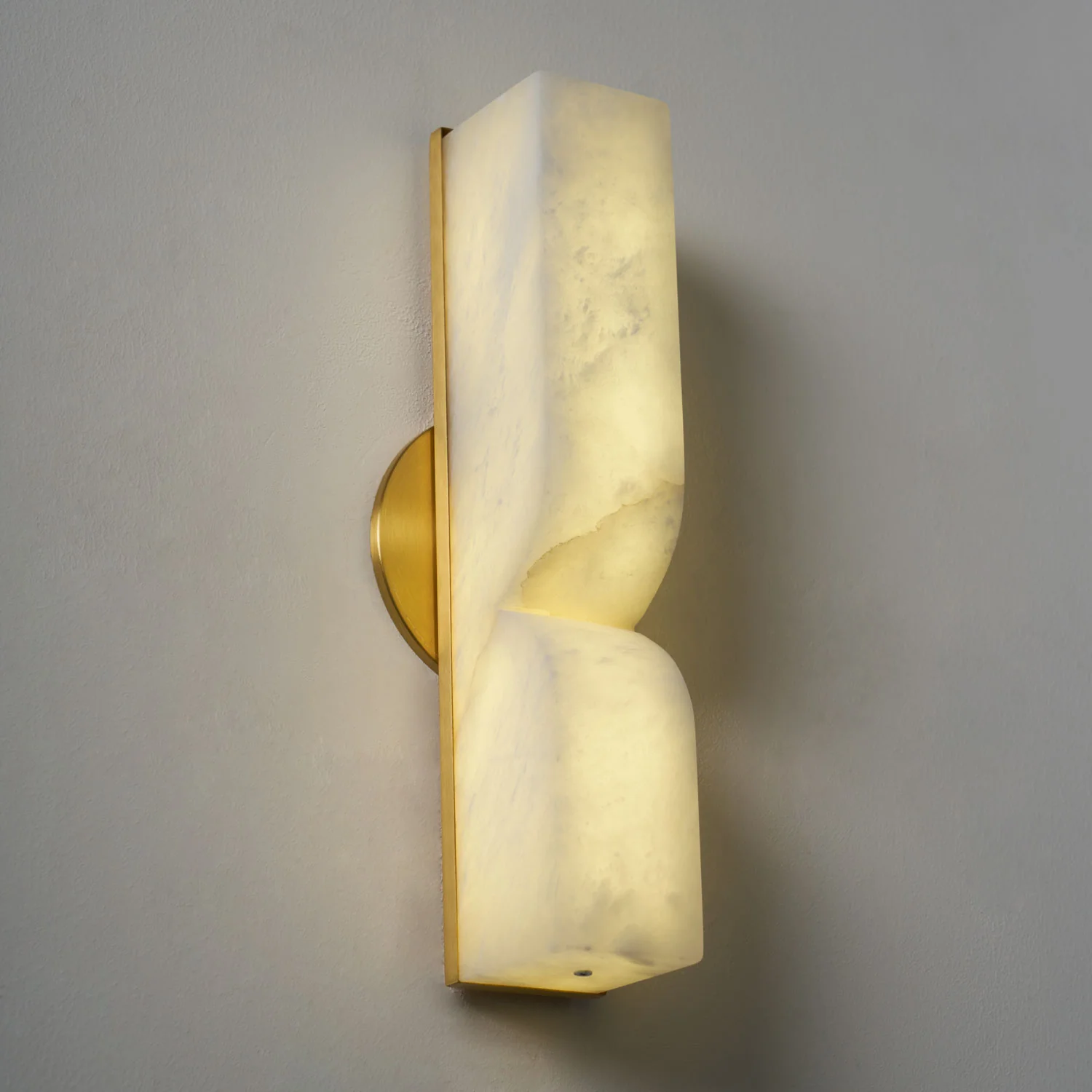Jade Albâtre Rectangulaire Moderne Applique Murale Abat-jour Couloir Chambre