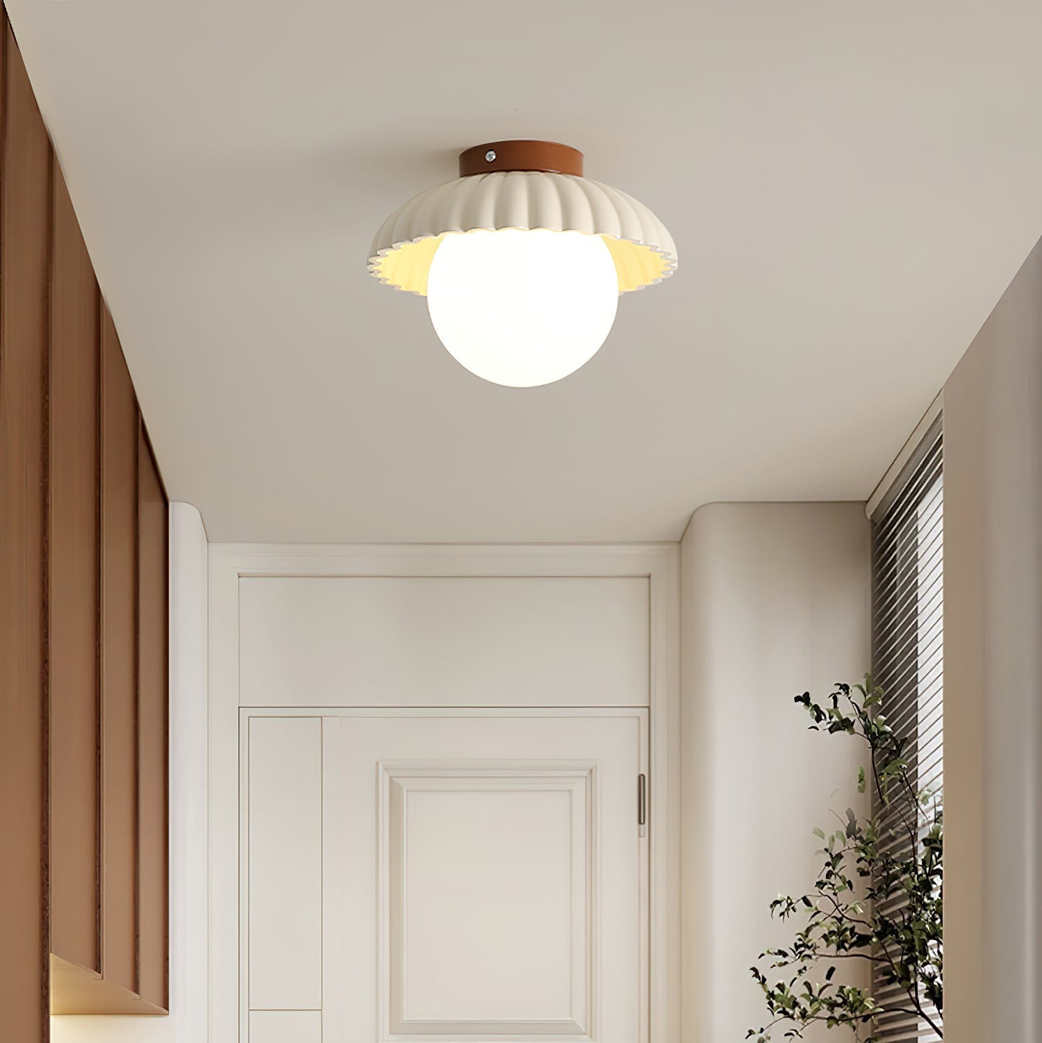 Retro Globe Ceiling Light