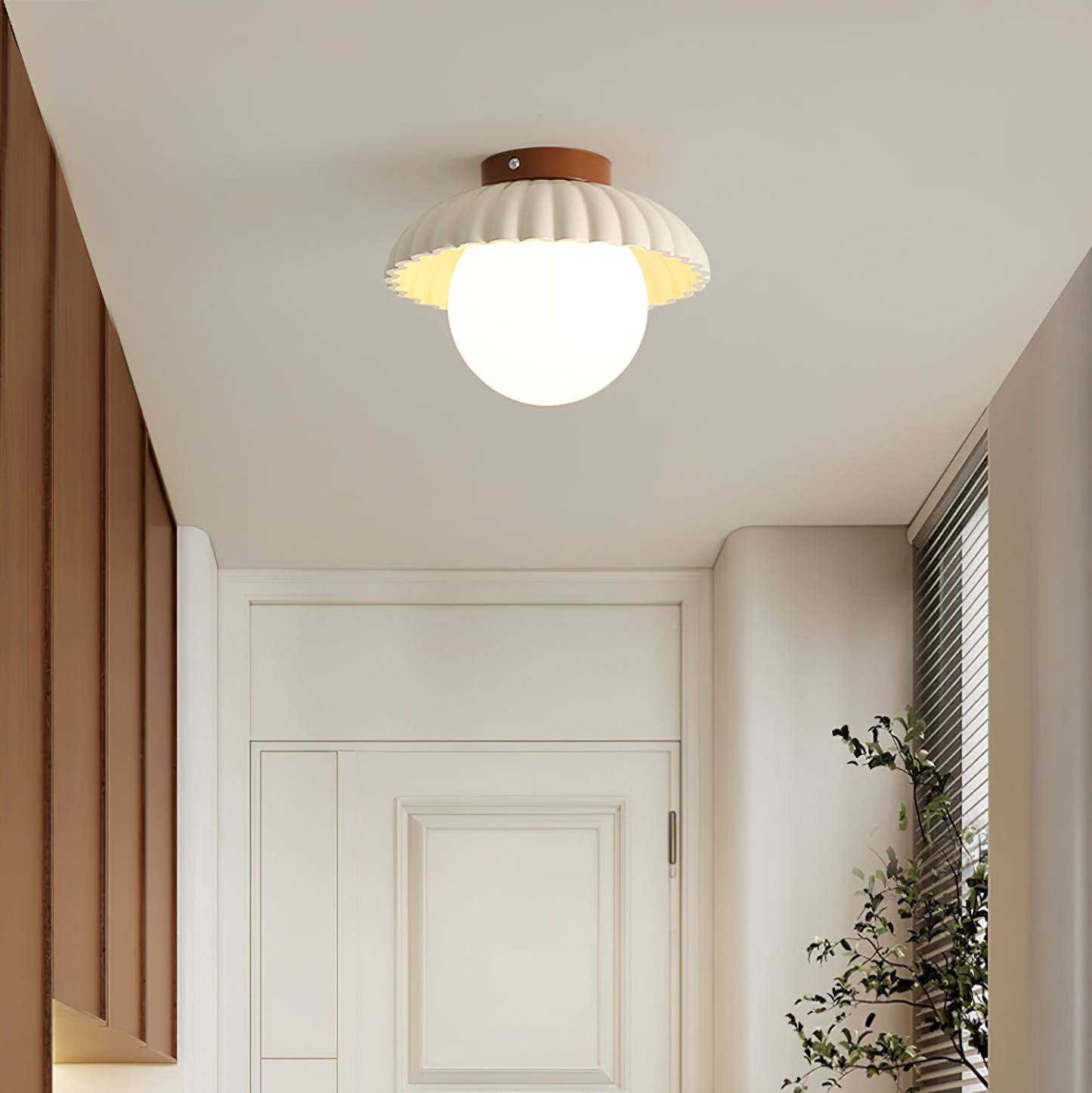 Retro Globe Ceiling Light