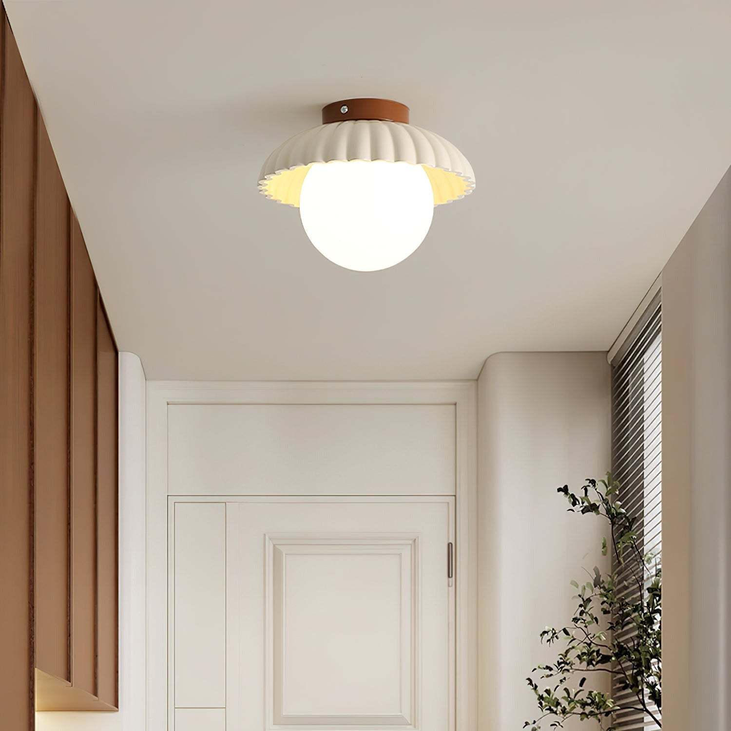 Retro Globe Ceiling Light