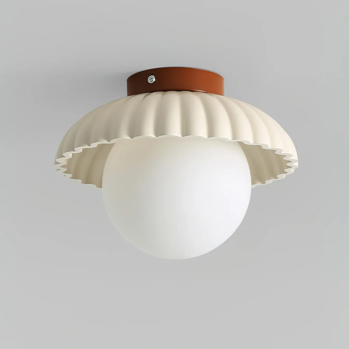 Hailie Vintage Brown Green Ceiling Light Bedroom Dining Room