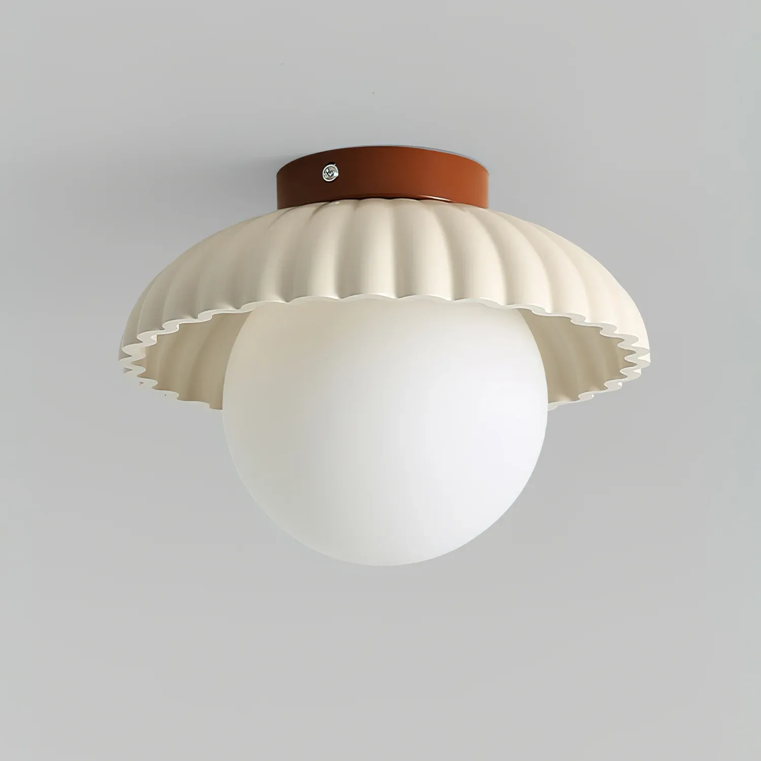 Hailie Vintage Brown Green Ceiling Light Bedroom Dining Room