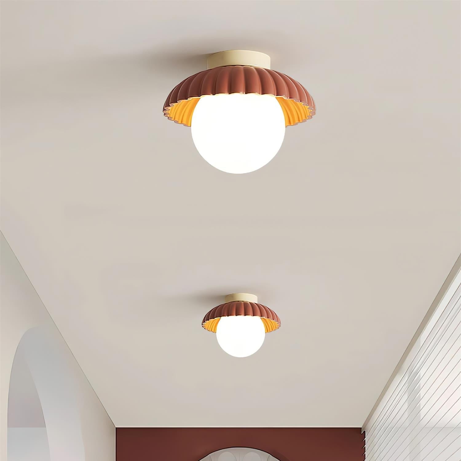 Retro Globe Ceiling Light