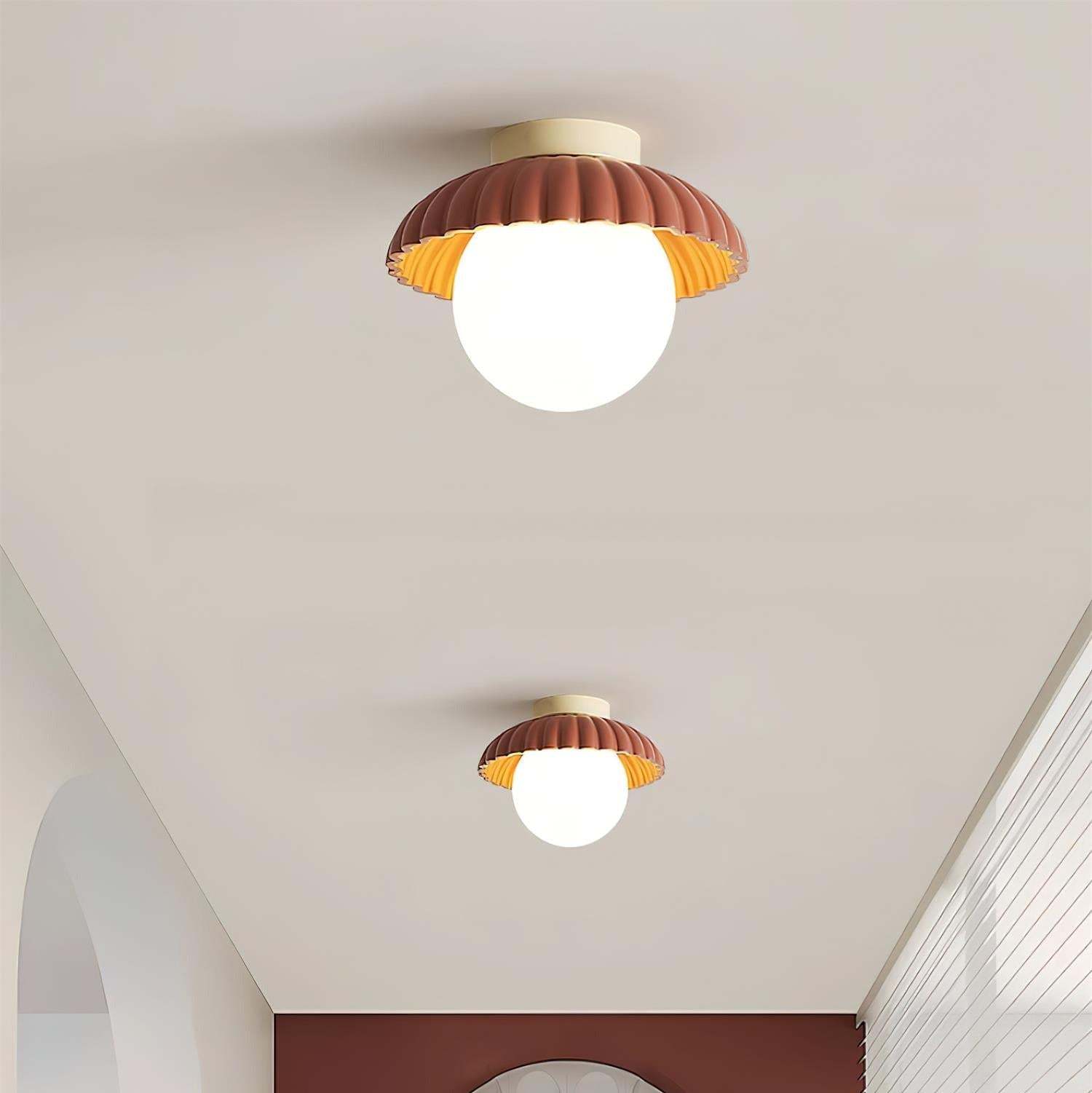 Retro Globe Ceiling Light