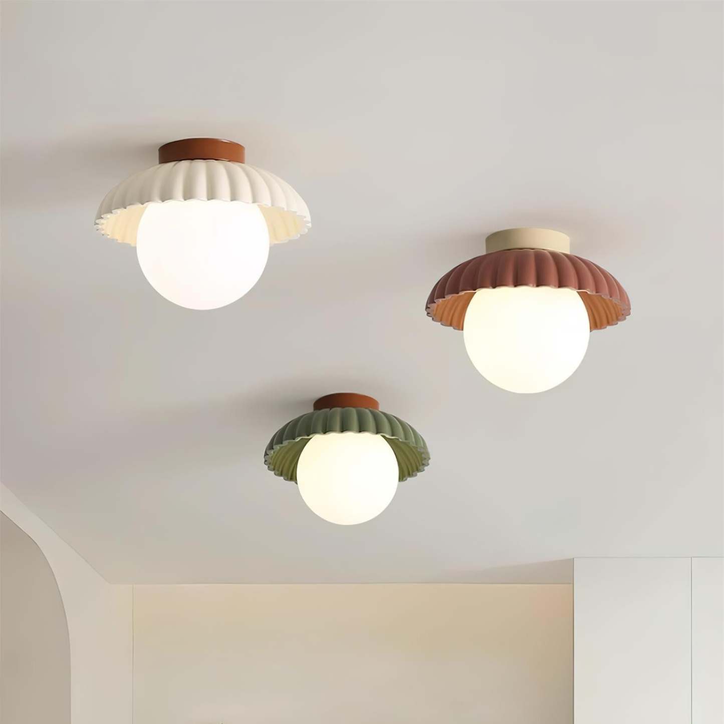 Retro Globe Ceiling Light