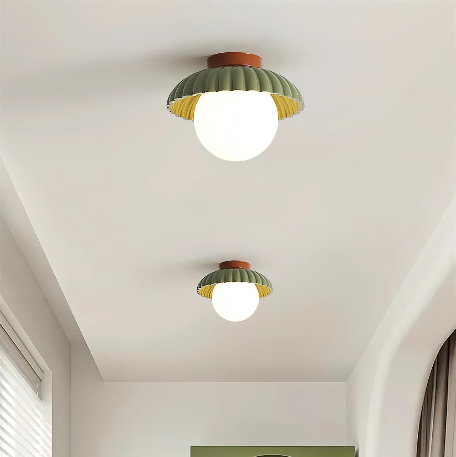 Retro Globe Ceiling Light