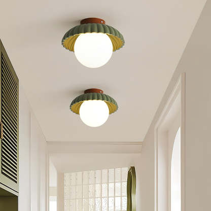 Retro Globe Ceiling Light