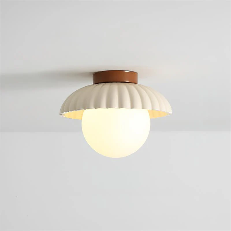 Hailie Vintage Brown Green Ceiling Light Bedroom Dining Room