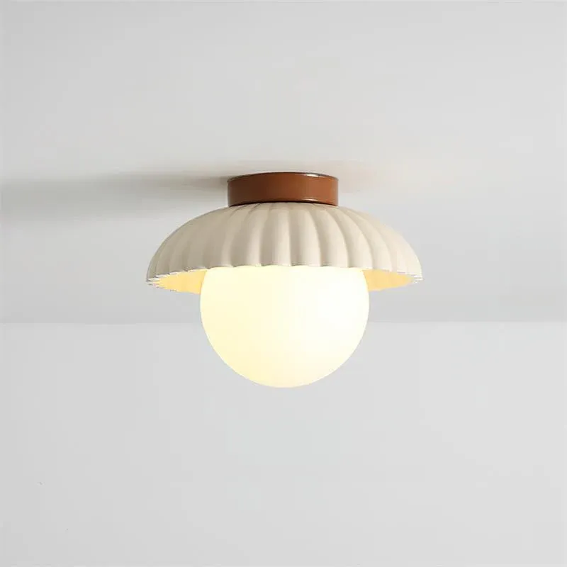 Hailie Vintage Brown Green Ceiling Light Bedroom Dining Room