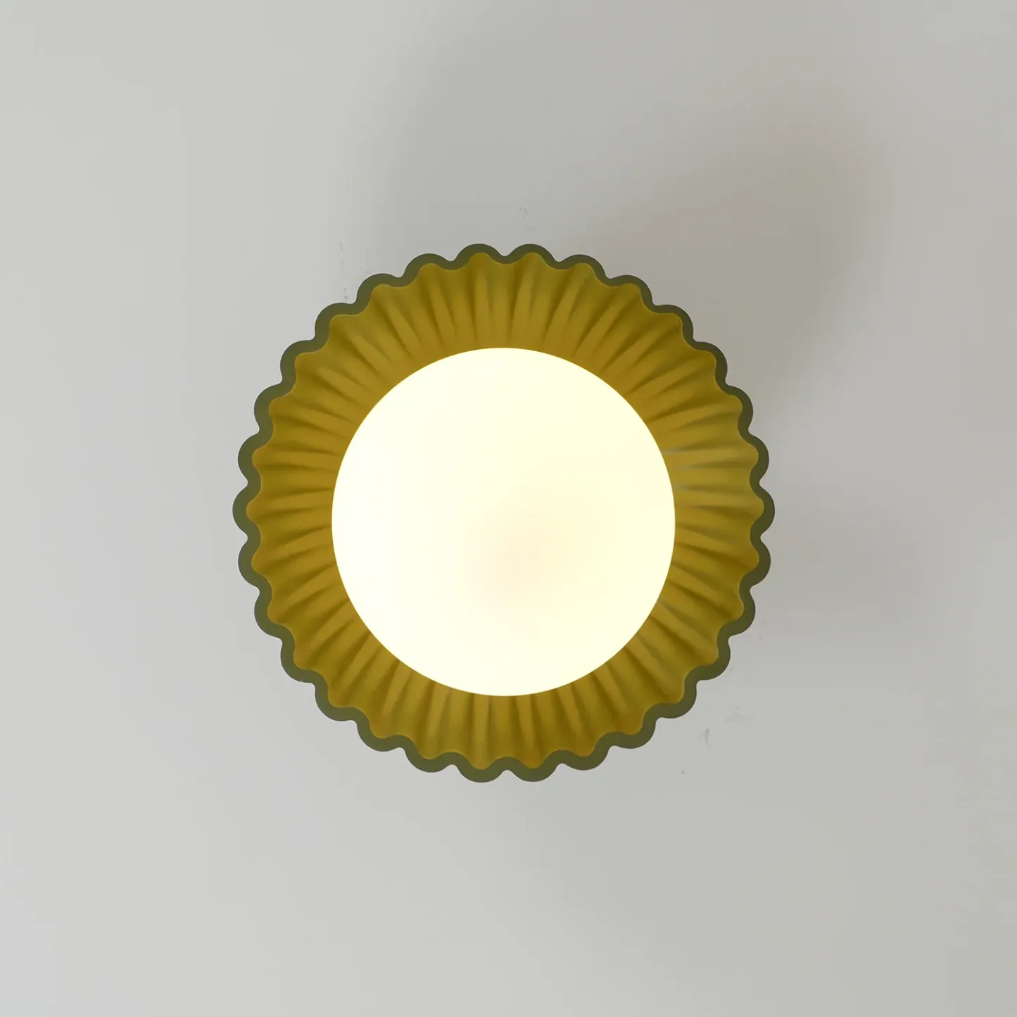 Hailie Vintage Brown Green Ceiling Light Bedroom Dining Room