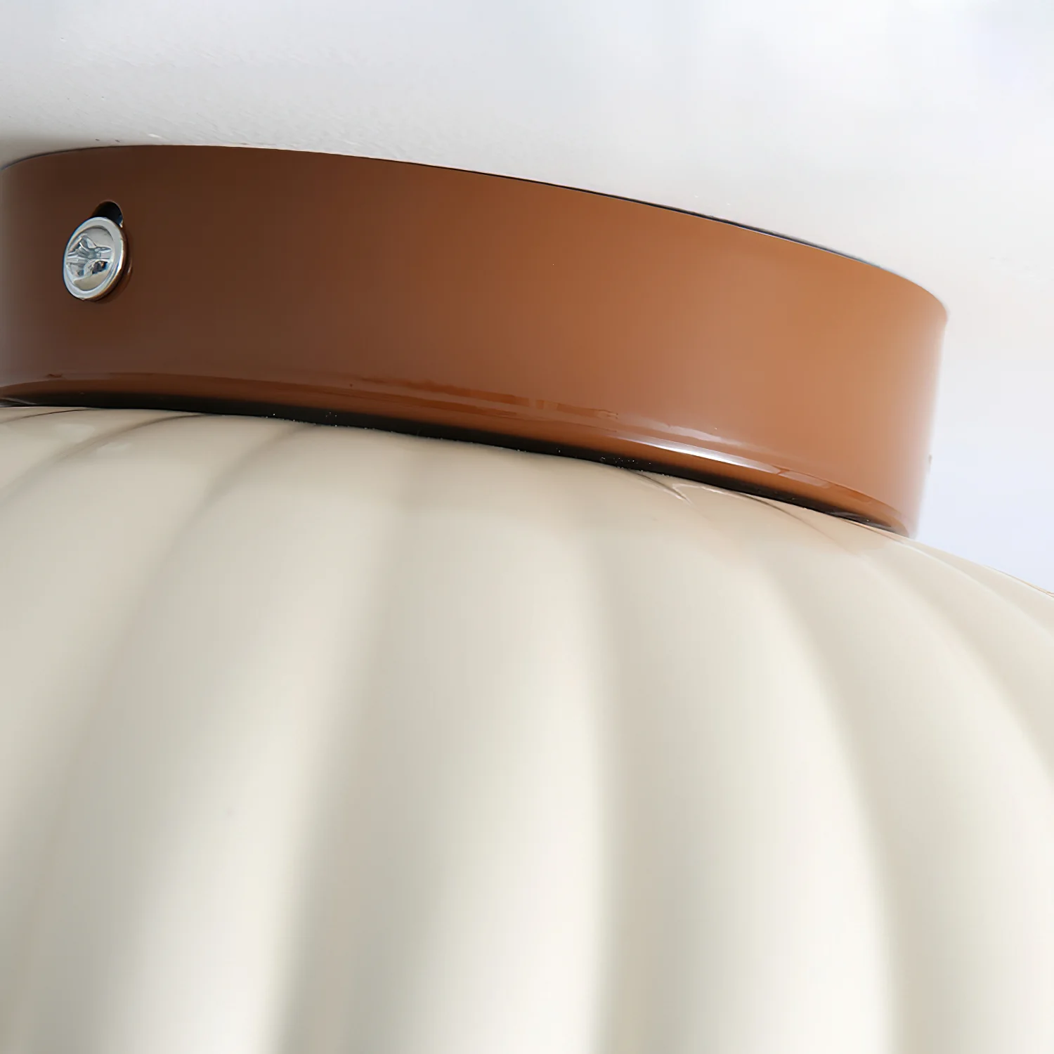 Hailie Vintage Brown Green Ceiling Light Bedroom Dining Room