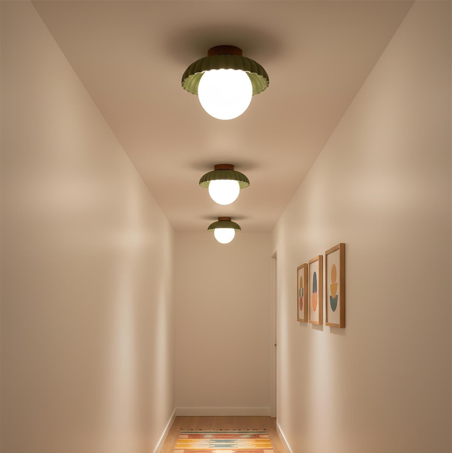 Retro Globe Ceiling Light