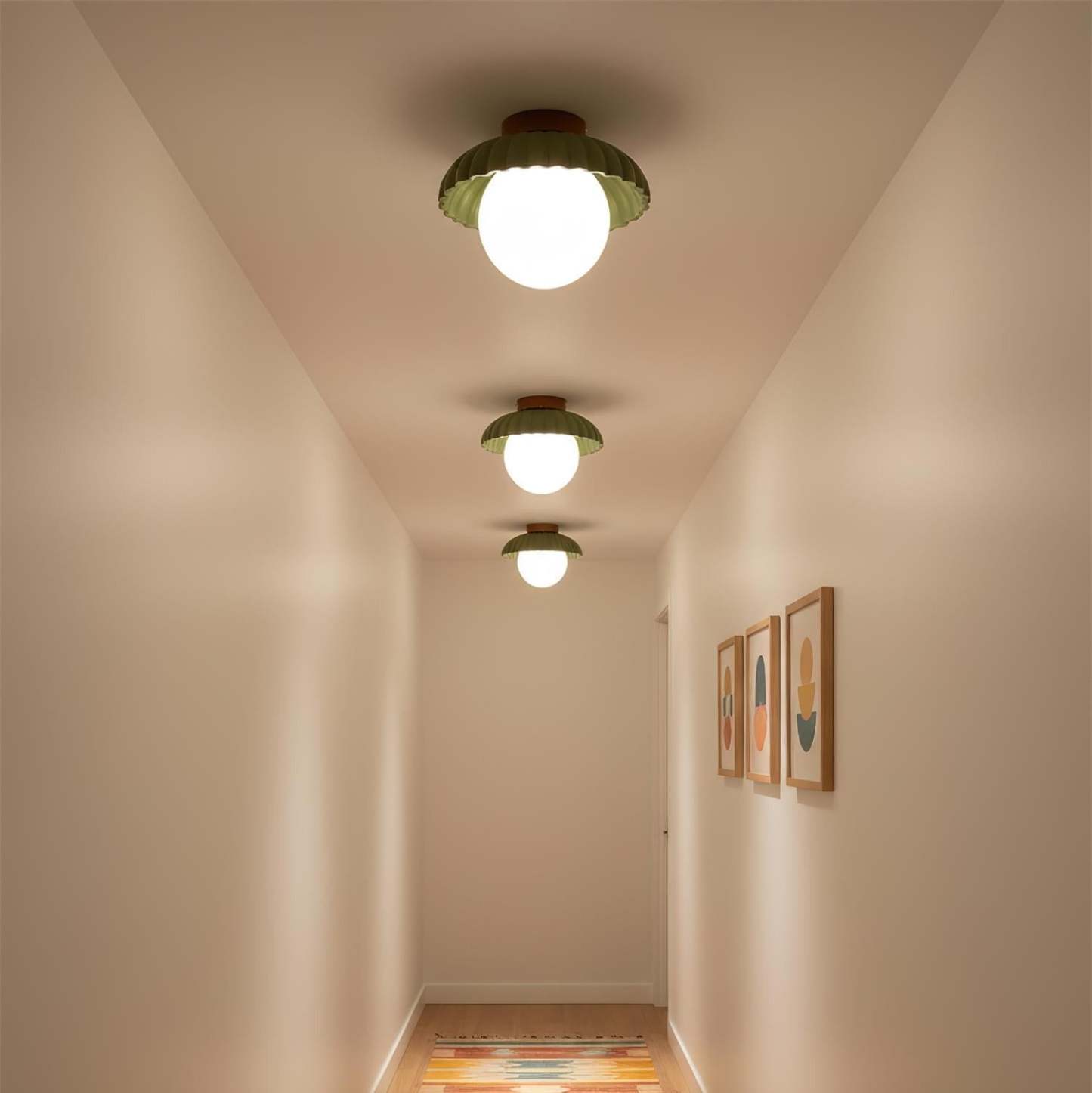 Retro Globe Ceiling Light
