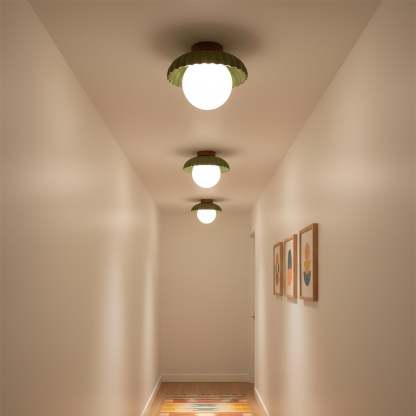 Retro Globe Ceiling Light