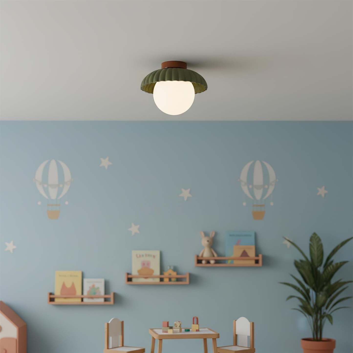 Retro Globe Ceiling Light
