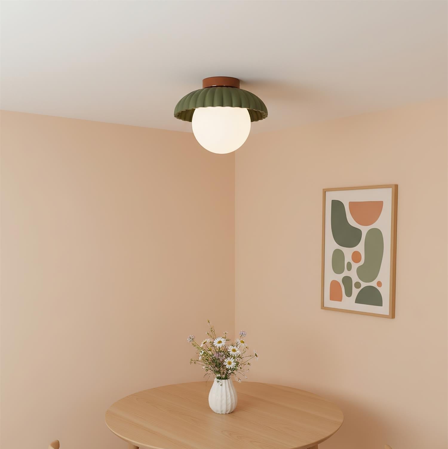 Retro Globe Ceiling Light