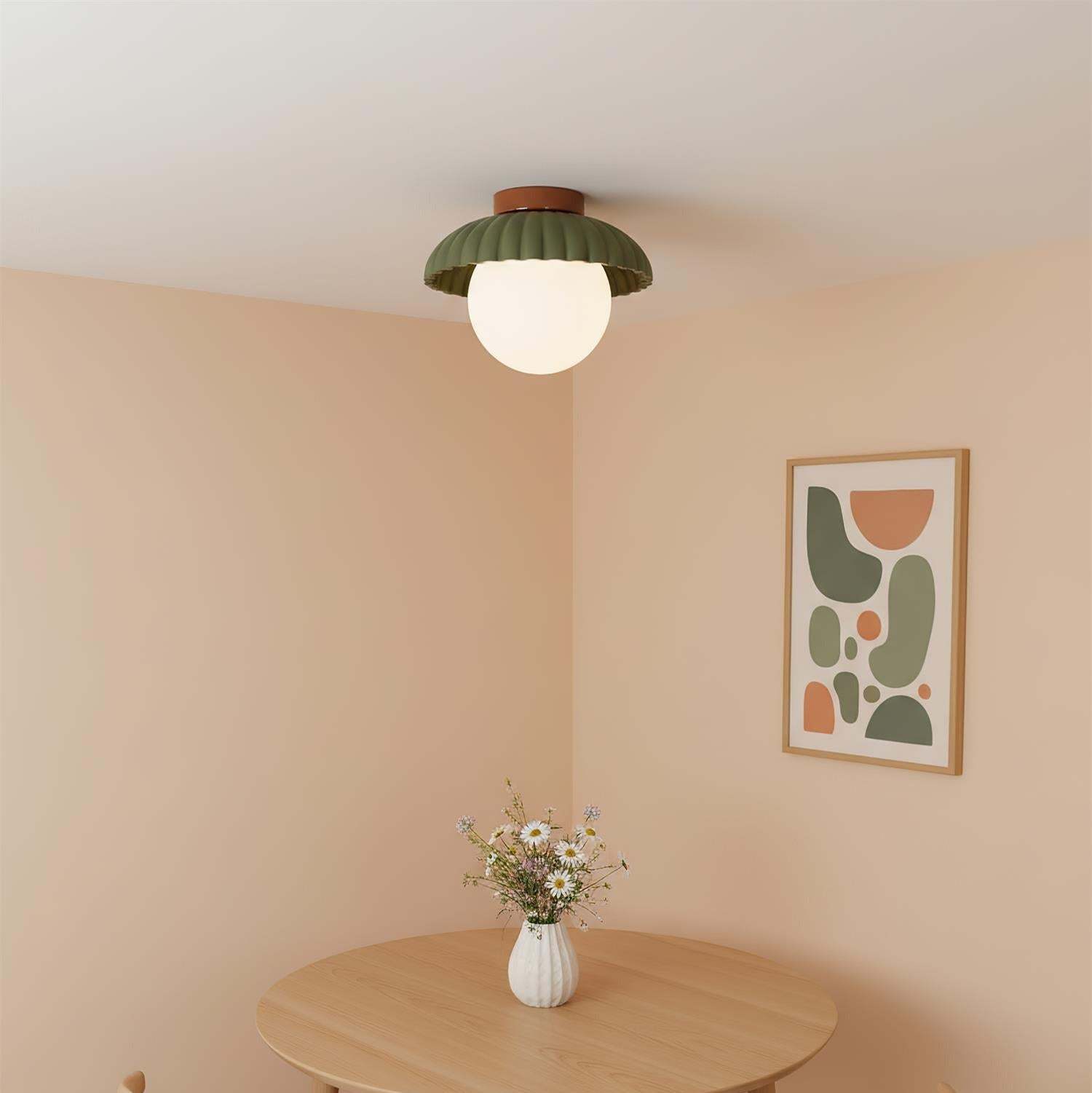 Retro Globe Ceiling Light