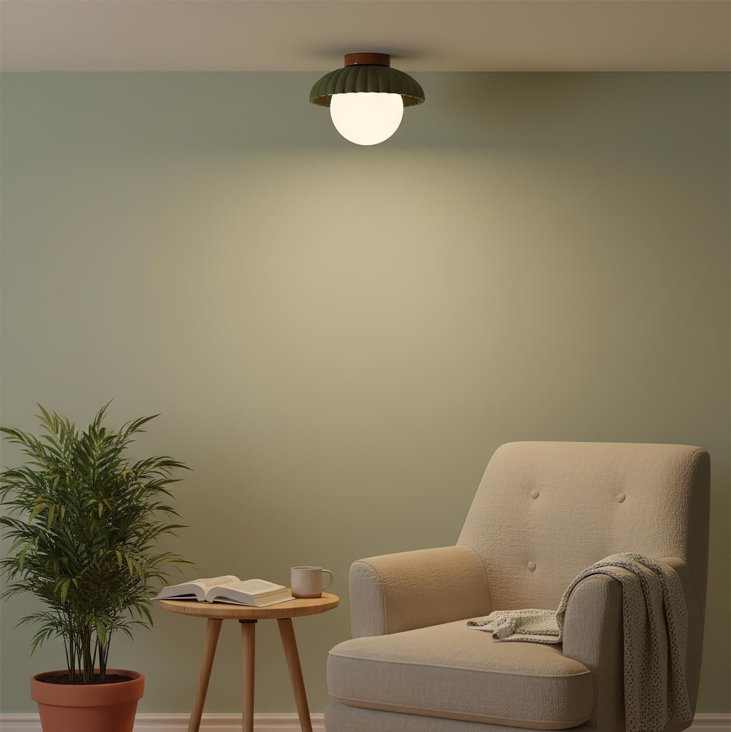 Retro Globe Ceiling Light