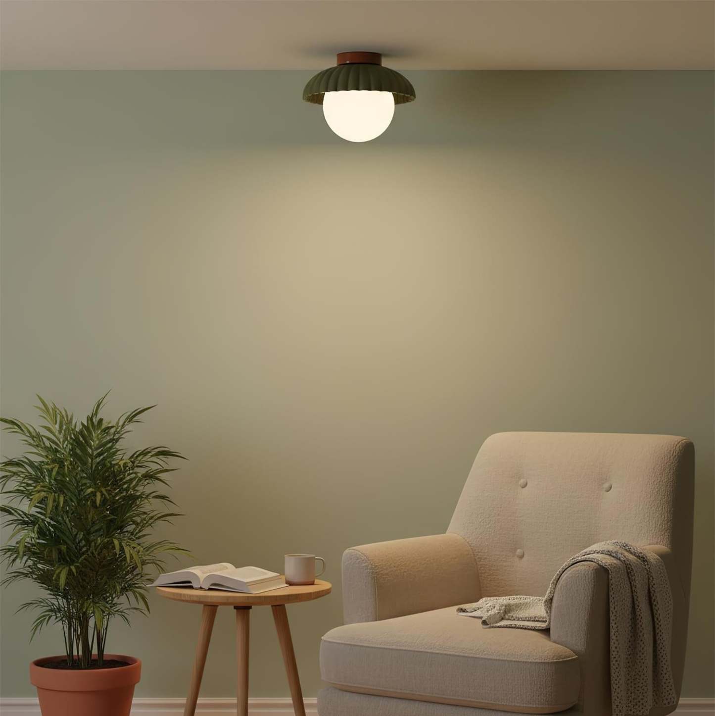 Retro Globe Ceiling Light