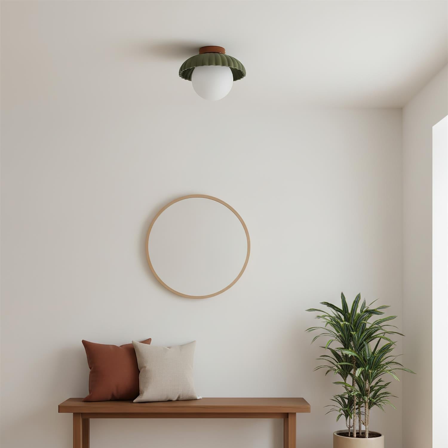 Retro Globe Ceiling Light