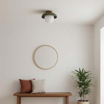 Retro Globe Ceiling Light