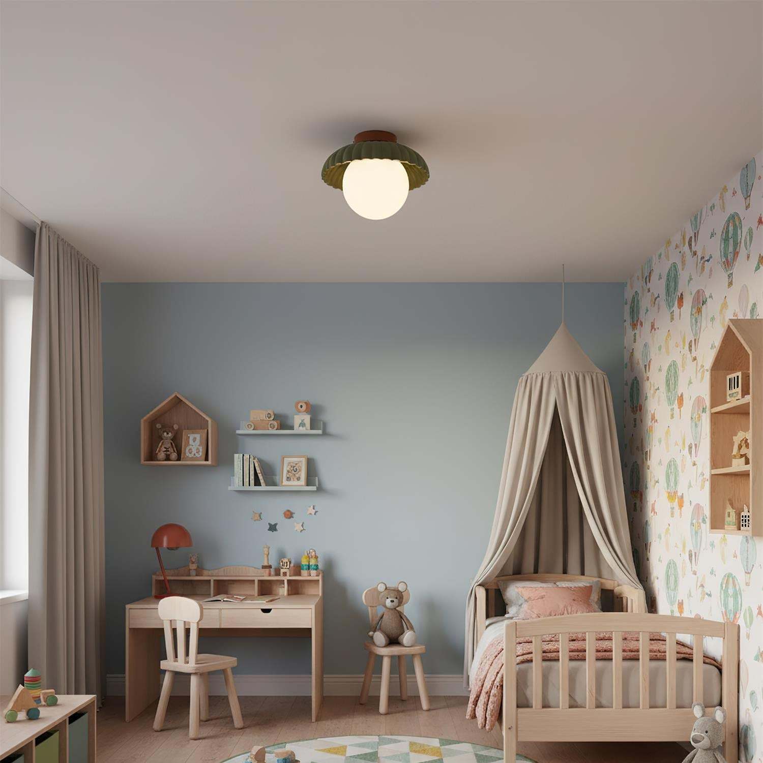 Retro Globe Ceiling Light