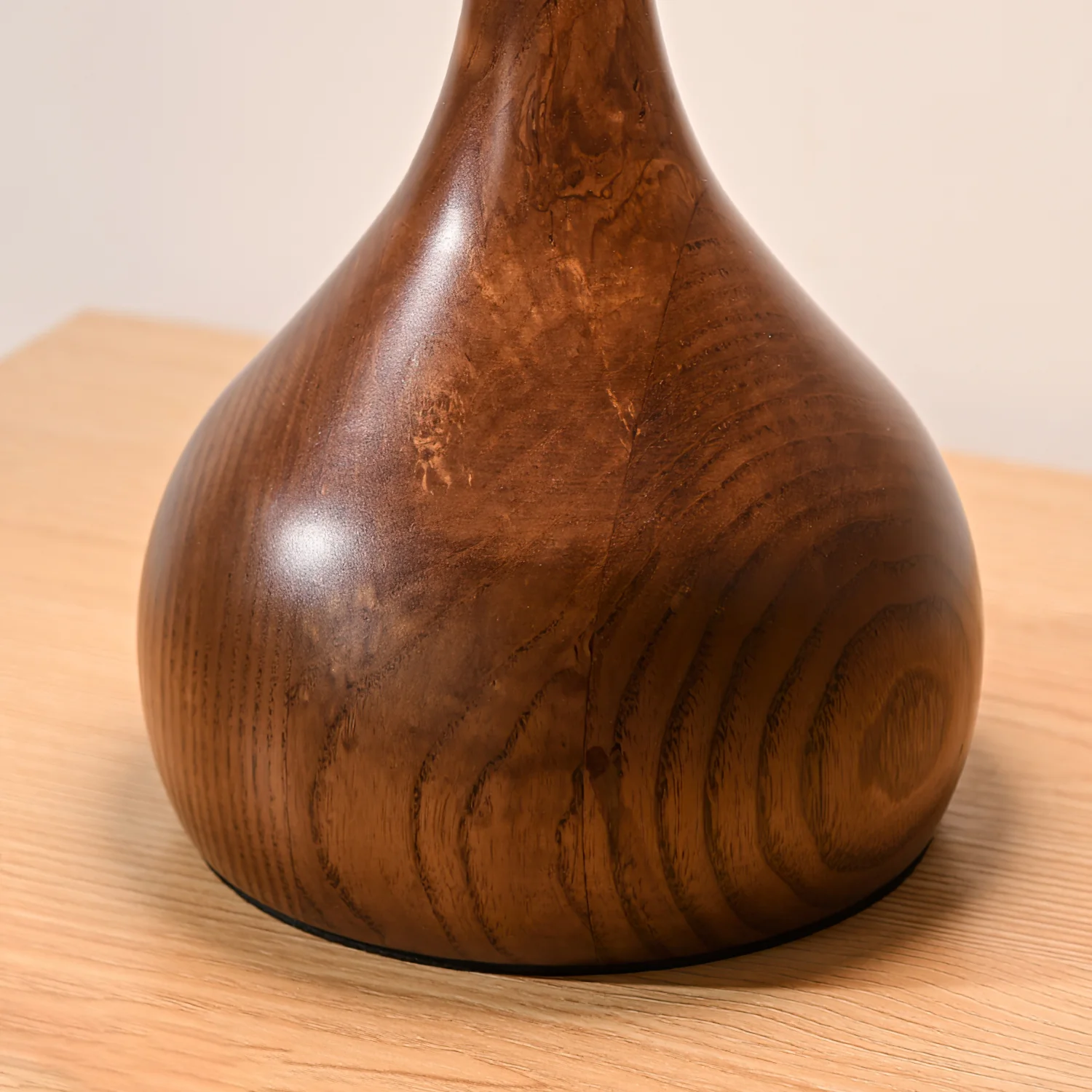 Ozawa Vintage Verre Bois Laiton Lampe de Table Chambre Salle à Manger