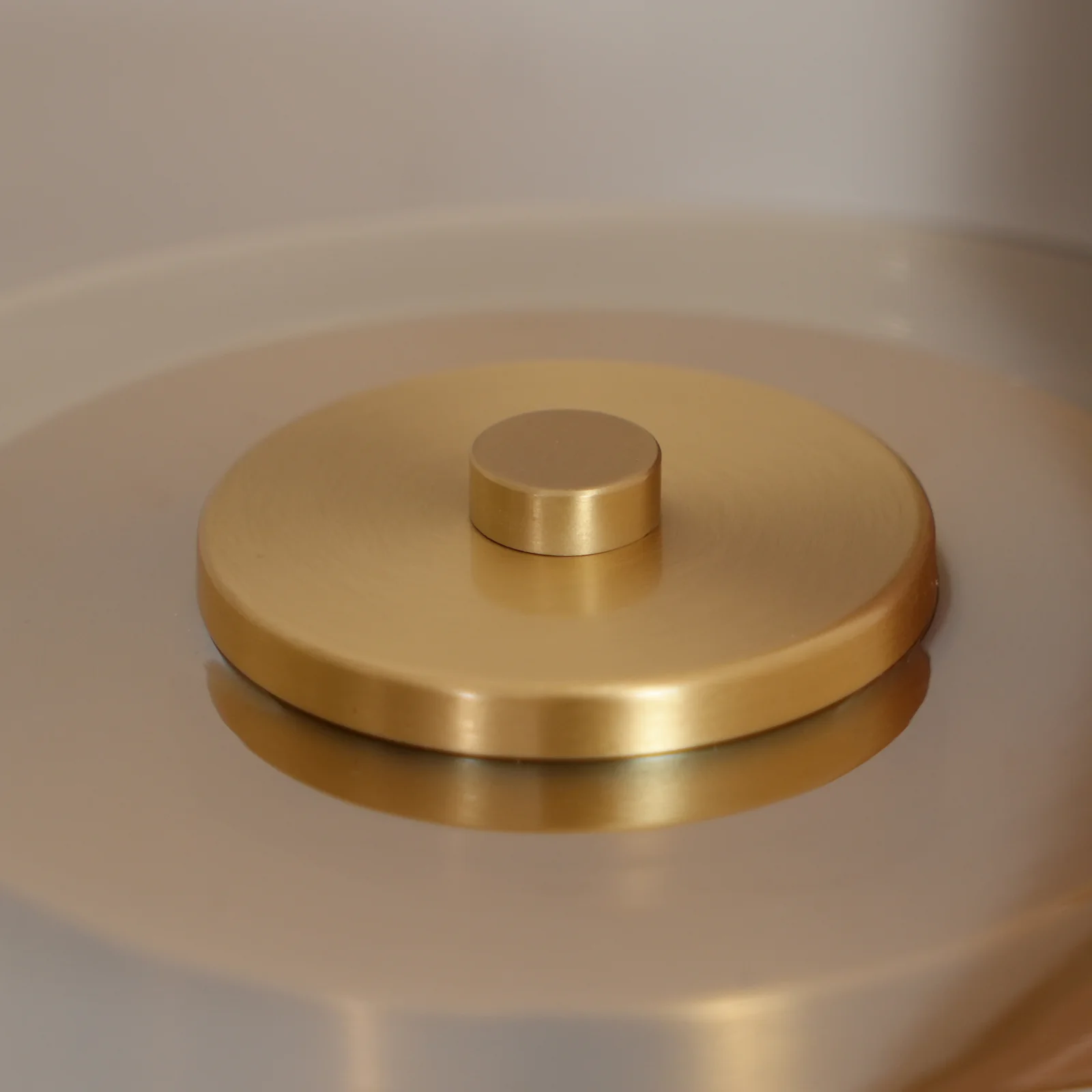 Ozawa Vintage Verre Bois Laiton Lampe de Table Chambre Salle à Manger