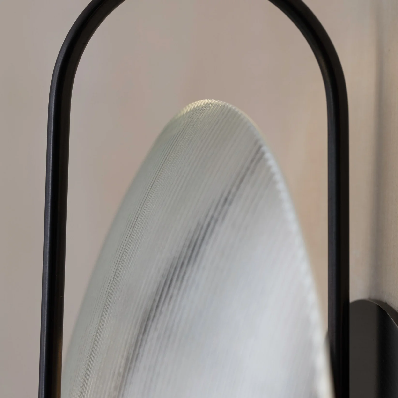 Elif Modern Black Gold Metal Glass Wall Lamp Dining Room Bedroom
