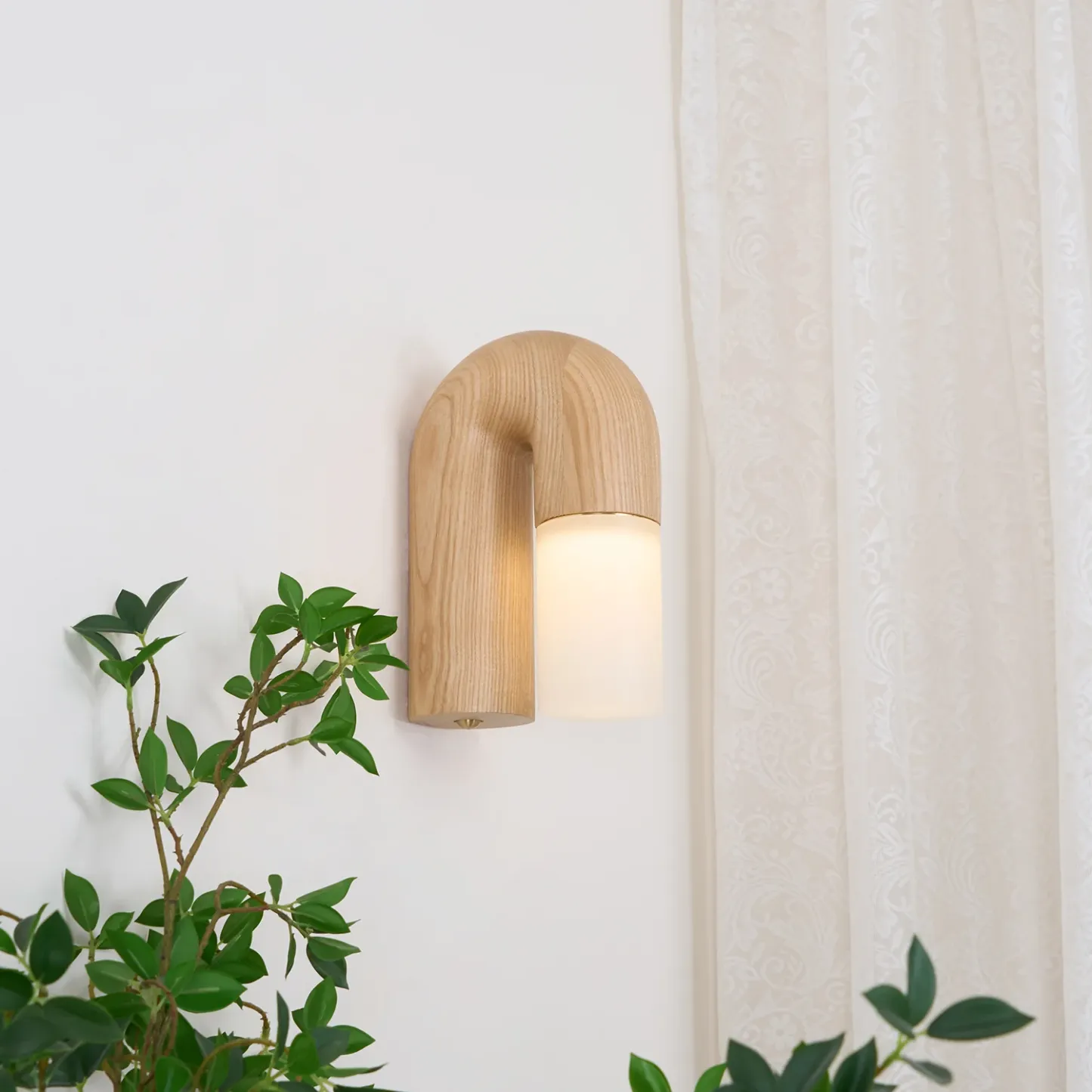 Ozawa Bois Noyer Noir Métal Applique Murale Salle à MangerChambre à Coucher