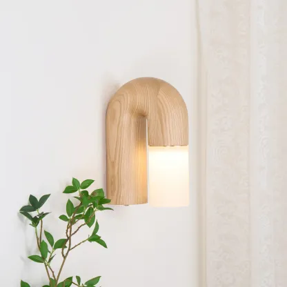 Ozawa Bois Noyer Noir Métal Applique Murale Salle à MangerChambre à Coucher