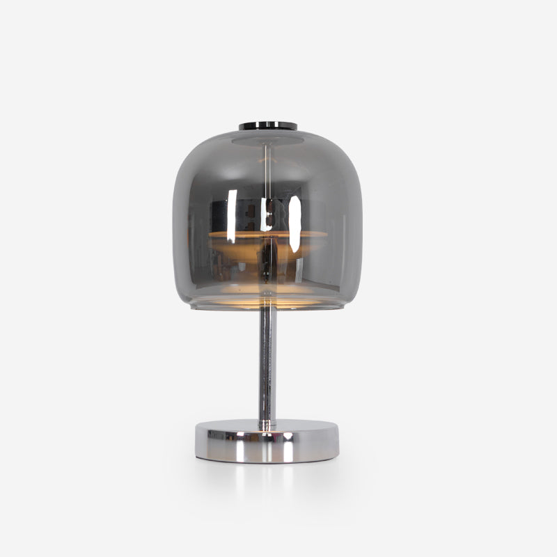 Axis Smoke Gray Glass Table Lamp